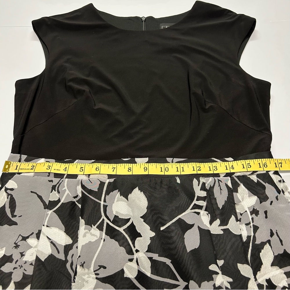 Alex Evenings Floral Cocktail Dress Size 14 Sleeveless Formal Party Event Gala - Picture 12 of 14